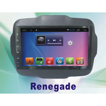 Sistema de Navegação Android Carro DVD para Renegade 9 polegadas com GPS de carro